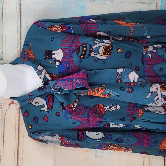 ModCloth Circus Themed Mini Dress - Picture 3 of 8